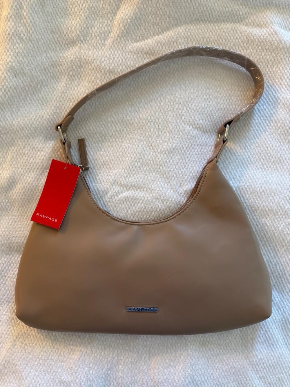 Rampage Taupe/Brown Shoulder Hobo Bag